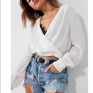 Silence + noise blouse